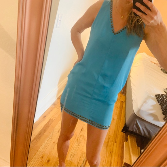 Amazing cerulean blue sparkle & fade dress size s - Picture 11 of 12